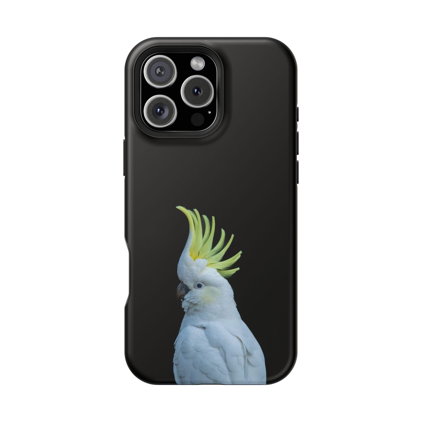 Sulphur Crested Cockatoo - Magnetic Impact-Resistant Phone Case - Fono Caso x EstebantheNatureman - Wildlife Case - Gift for Bird Lovers