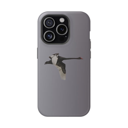 Black Swan- Magnetic Impact-Resistant Phone Case - Fono Caso x EstebantheNatureman - Wildlife Photography Case - Gift for Bird Lovers