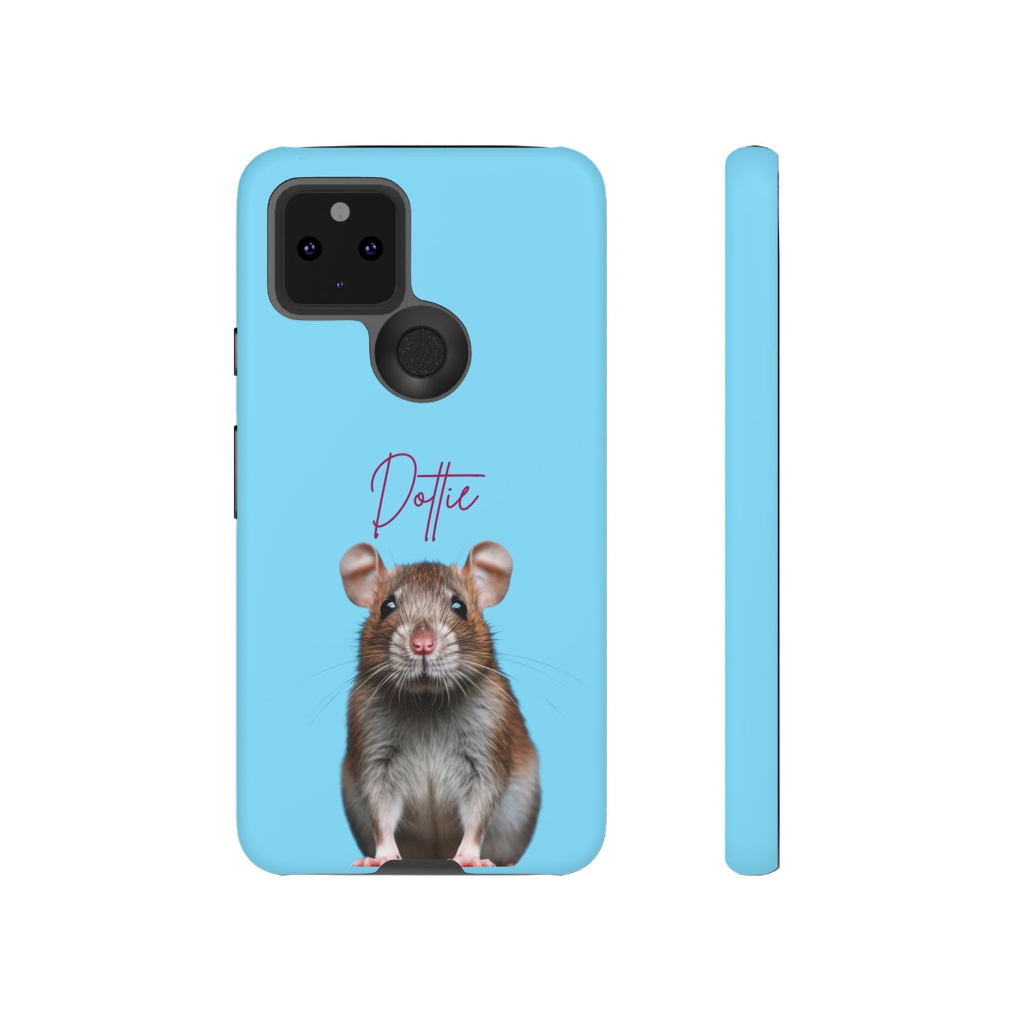 Customizable Pet Tough Phone Case Your Pet Photo or Digital Painting with Name_8 iPhone 16, 15 Pro Max, 15 Plus, Samsung S24 Ultra, Pixel 7