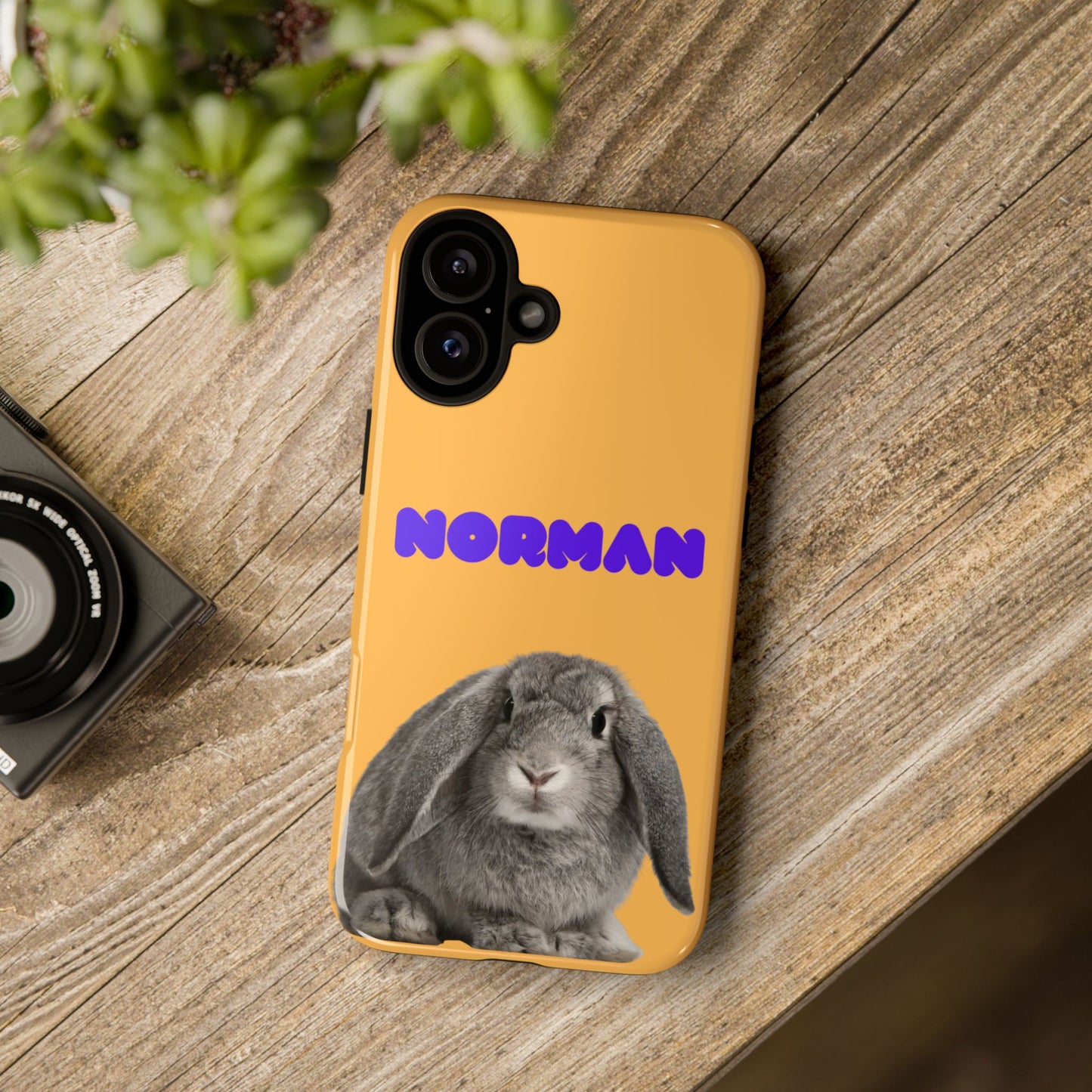 Customizable Pet Tough Phone Case Your Pet Photo or Digital Painting with Name_7