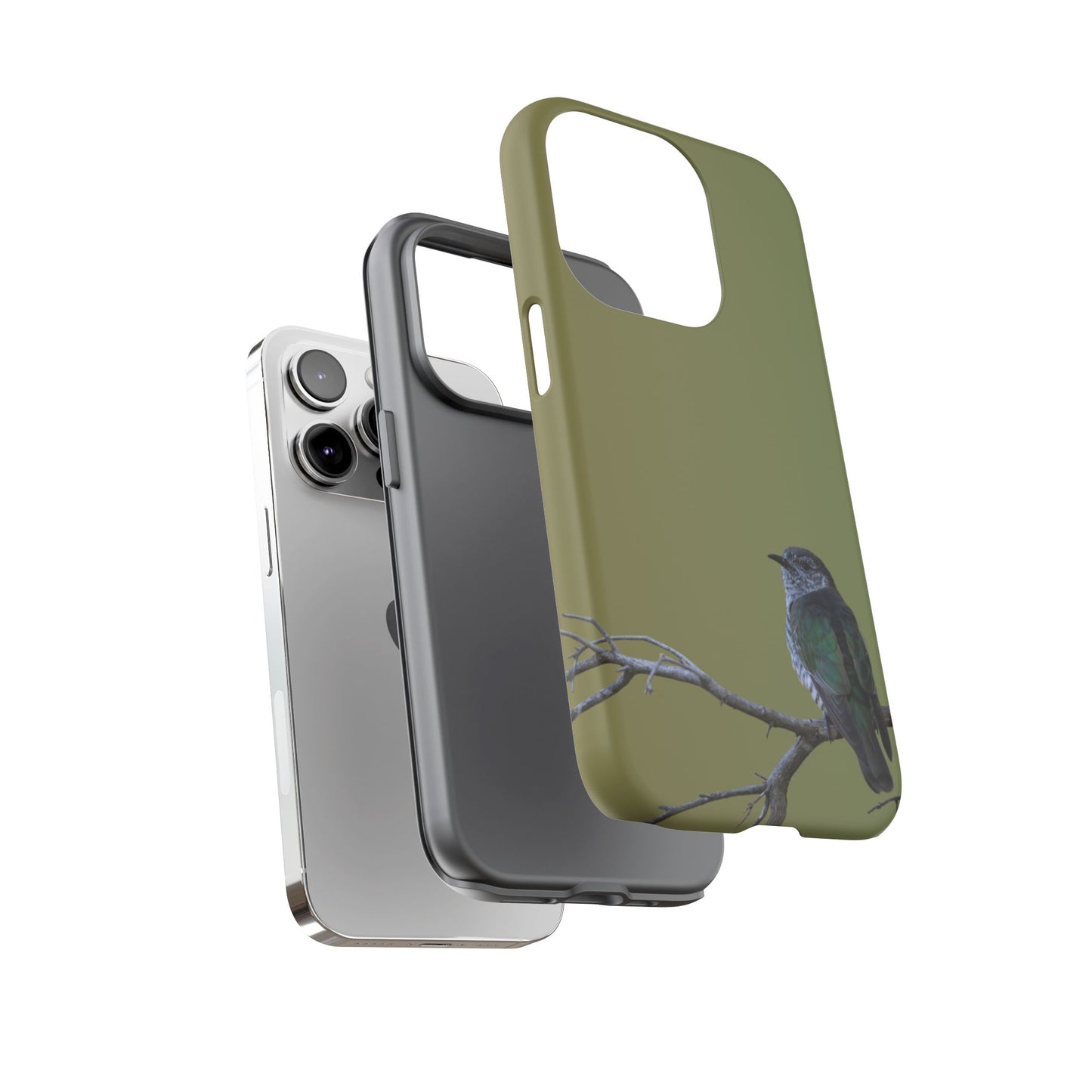 Shining Bronze Cuckoo - Tough Phone Case - Fono Caso x EstebantheNatureman - Wildlife Photography Case - Gift for Bird Lovers