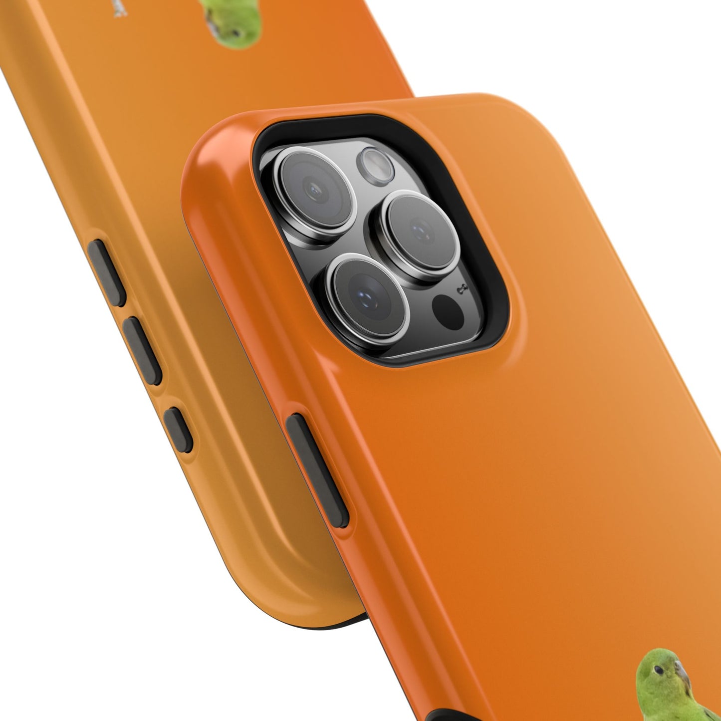 Orange-bellied Parrot - Magnetic Impact-Resistant Phone Case - Fono Caso x EstebantheNatureman - Wildlife Case - Gift for Bird Lovers
