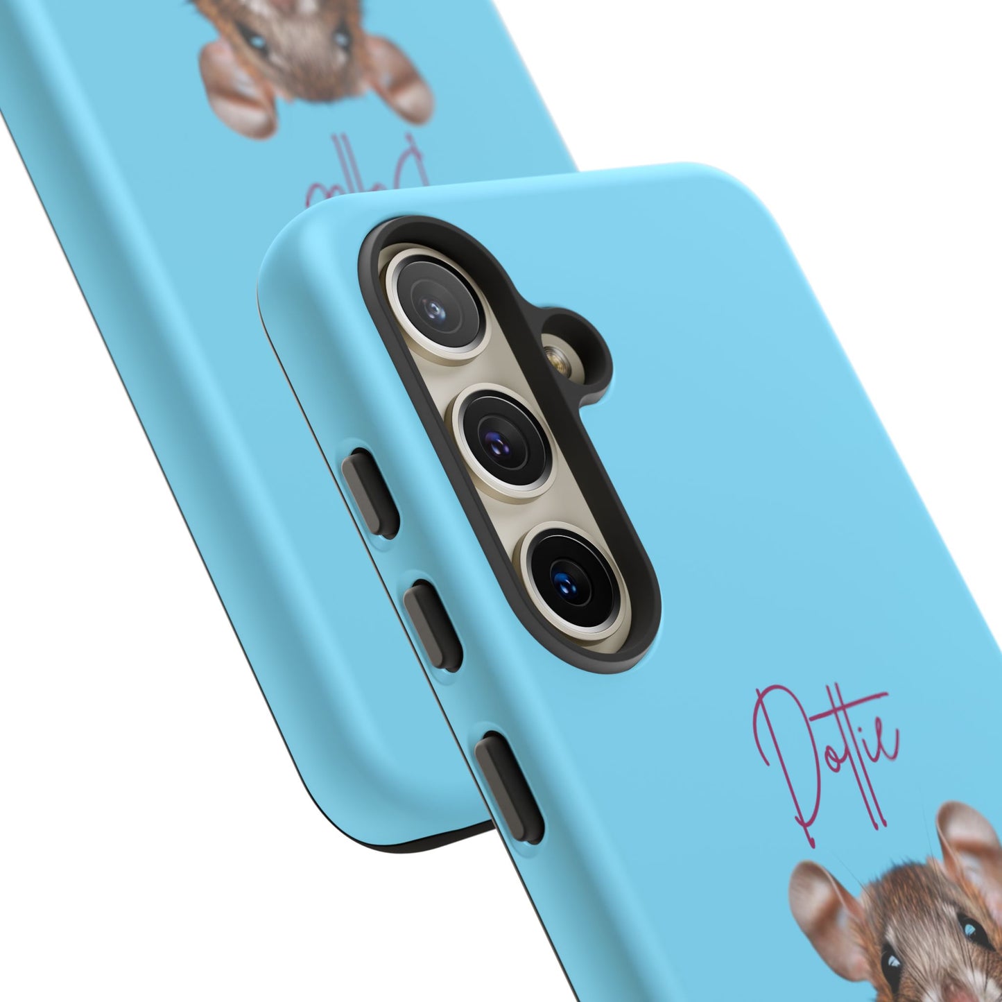 Customizable Pet Tough Phone Case Your Pet Photo or Digital Painting with Name_8 iPhone 16, 15 Pro Max, 15 Plus, Samsung S24 Ultra, Pixel 7