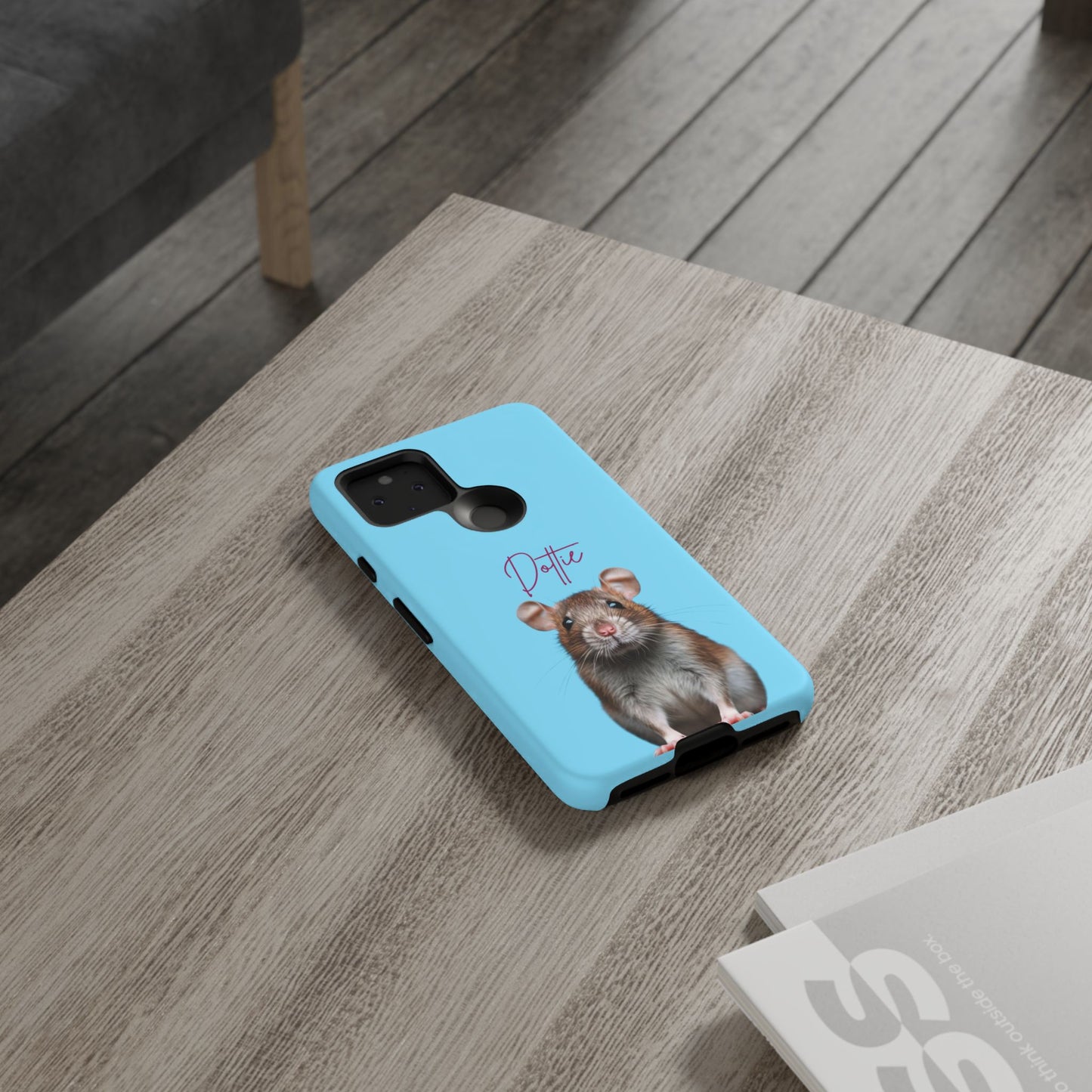 Customizable Pet Tough Phone Case Your Pet Photo or Digital Painting with Name_8 iPhone 16, 15 Pro Max, 15 Plus, Samsung S24 Ultra, Pixel 7