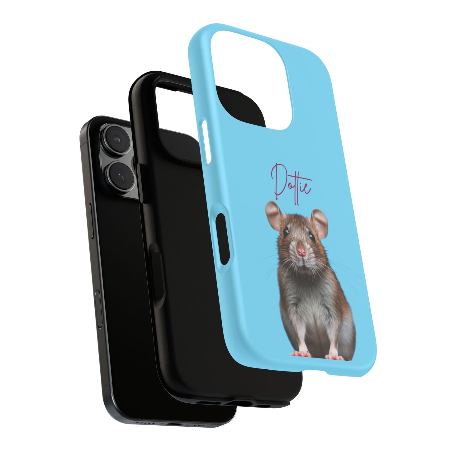 Customizable Pet Tough Phone Case Your Pet Photo or Digital Painting with Name_8 iPhone 16, 15 Pro Max, 15 Plus, Samsung S24 Ultra, Pixel 7