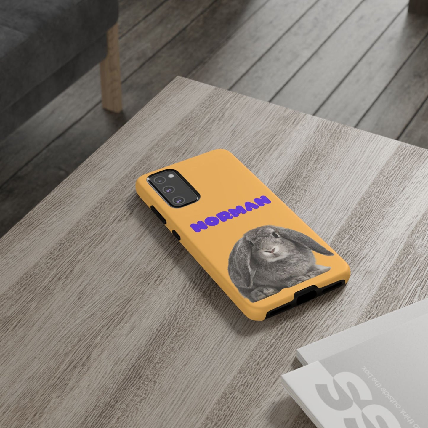 Customizable Pet Tough Phone Case Your Pet Photo or Digital Painting with Name_7