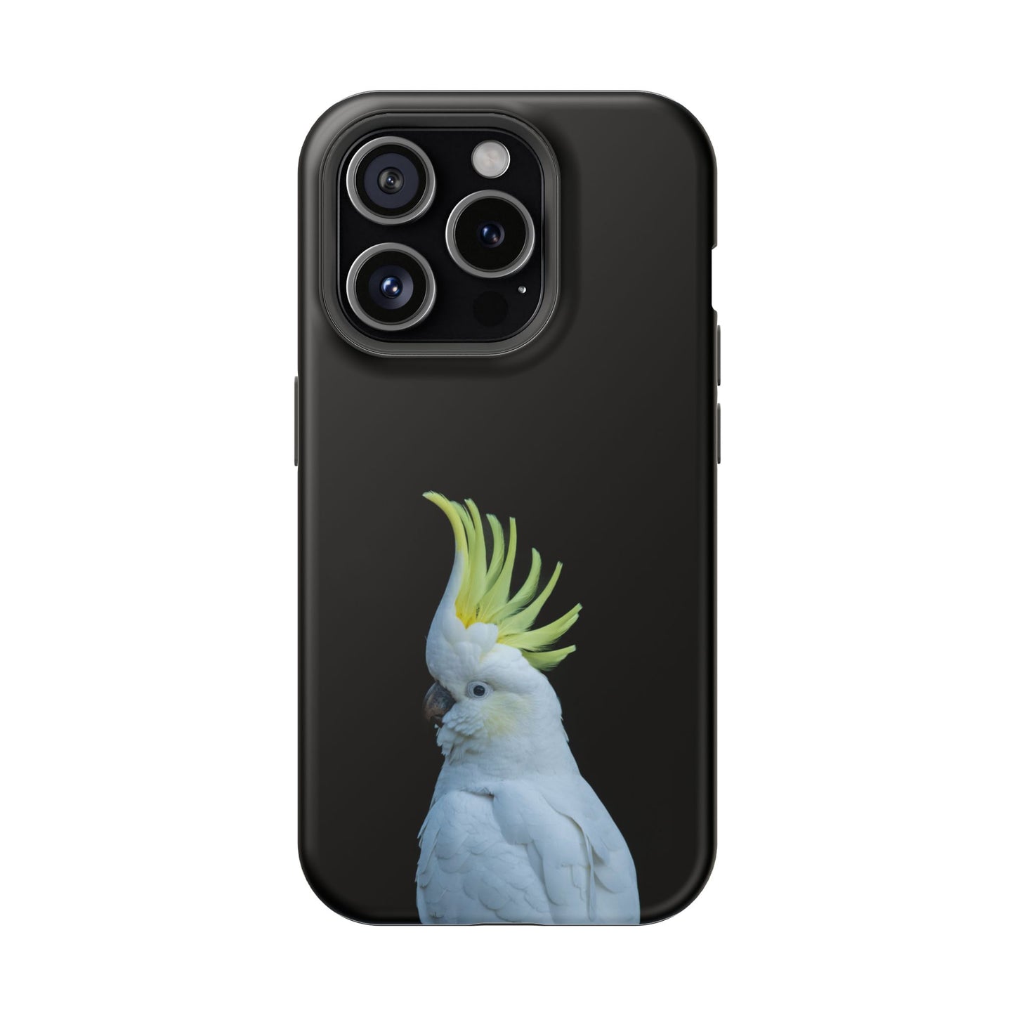 Sulphur Crested Cockatoo - Magnetic Impact-Resistant Phone Case - Fono Caso x EstebantheNatureman - Wildlife Case - Gift for Bird Lovers
