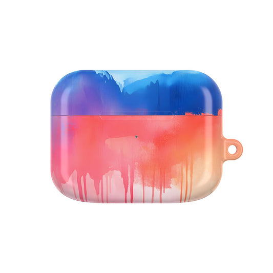 Colorful Dripping Paint_4 Customizable AirPods Case, Protective Cover, Unique Design