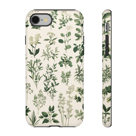 Vintage Botanical Floral Illustration Cottagecore_4 Customizable Tough Phone Case for iPhone 16, 15 Pro Max, Samsung S24 Ultra, Pixel 7 & more