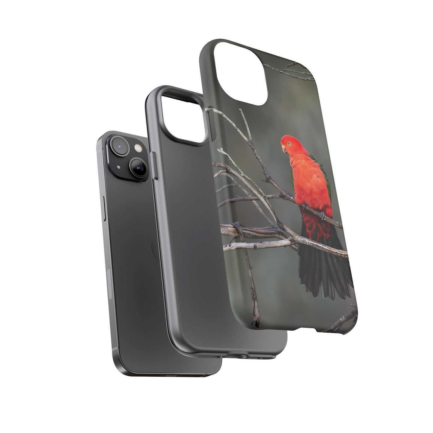 Australian King Parrot - Tough Phone Case - Fono Caso x EstebantheNatureman - Wildlife Photography Case - Gift for Bird Lovers