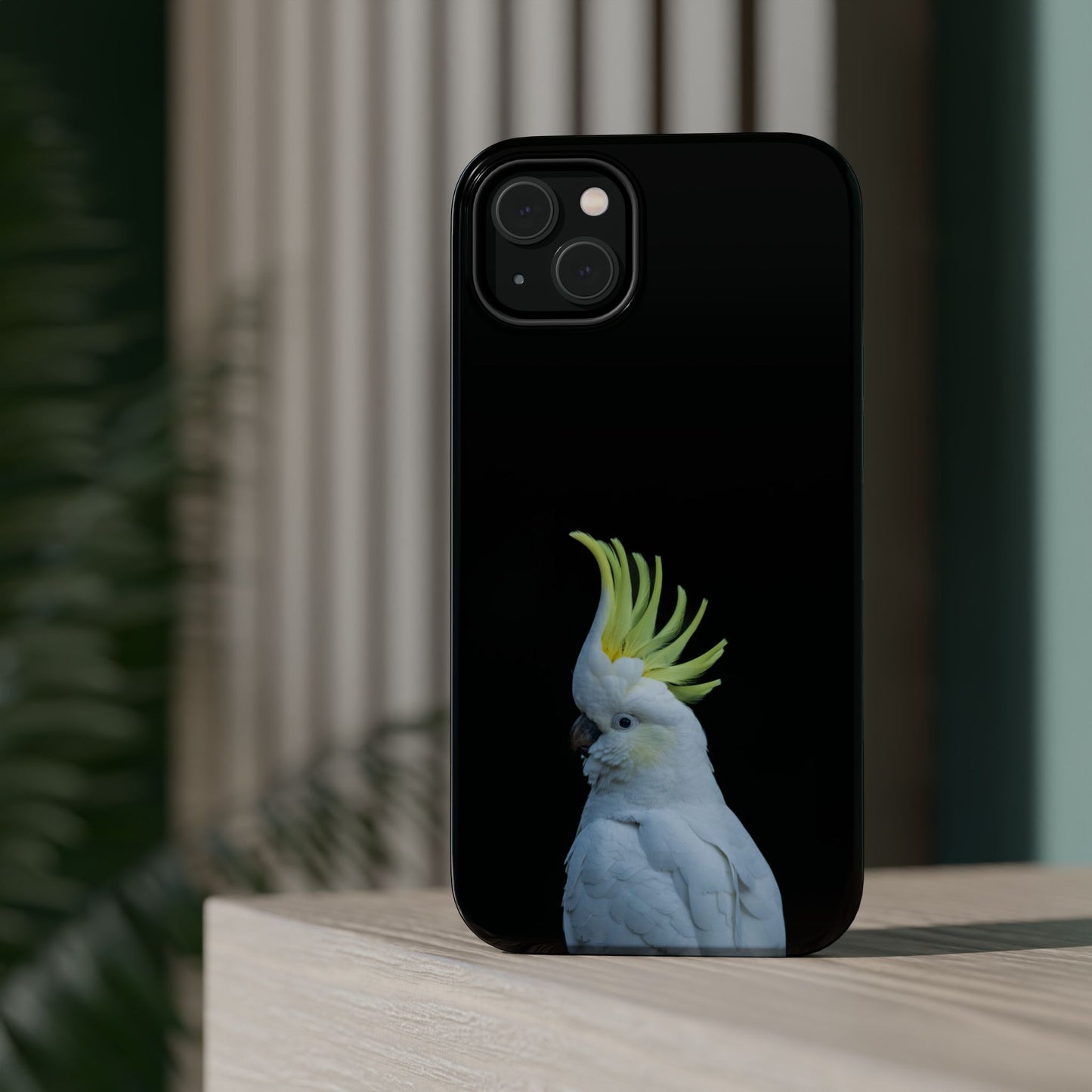 Sulphur Crested Cockatoo - Magnetic Impact-Resistant Phone Case - Fono Caso x EstebantheNatureman - Wildlife Case - Gift for Bird Lovers