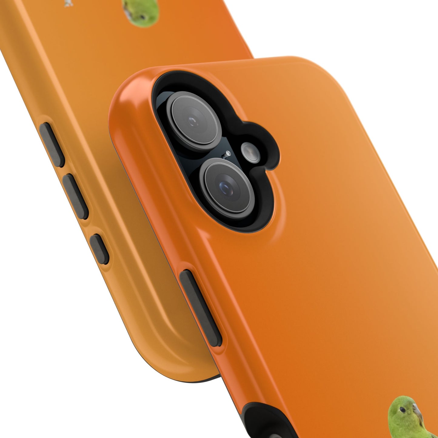 Orange-bellied Parrot - Magnetic Impact-Resistant Phone Case - Fono Caso x EstebantheNatureman - Wildlife Case - Gift for Bird Lovers
