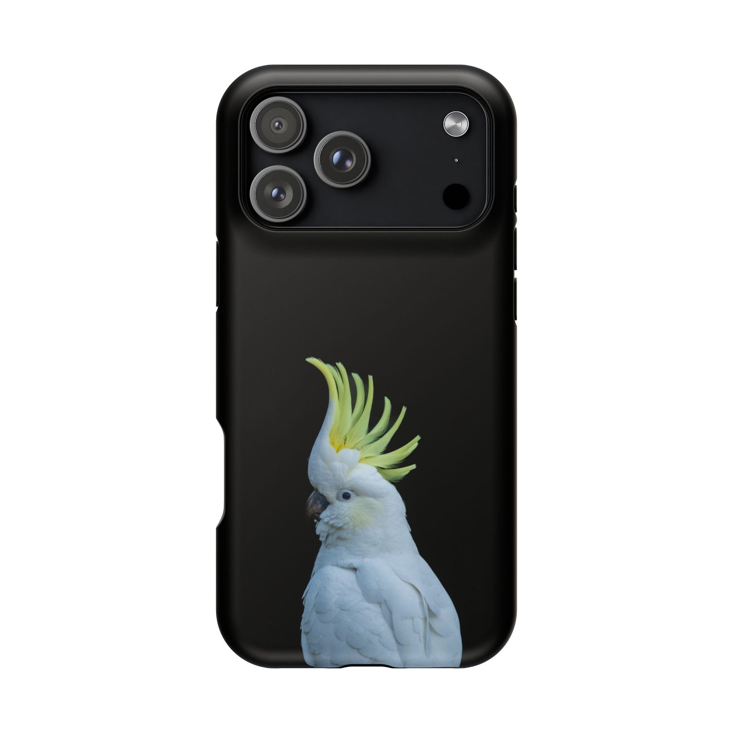 Sulphur Crested Cockatoo - Magnetic Impact-Resistant Phone Case - Fono Caso x EstebantheNatureman - Wildlife Case - Gift for Bird Lovers