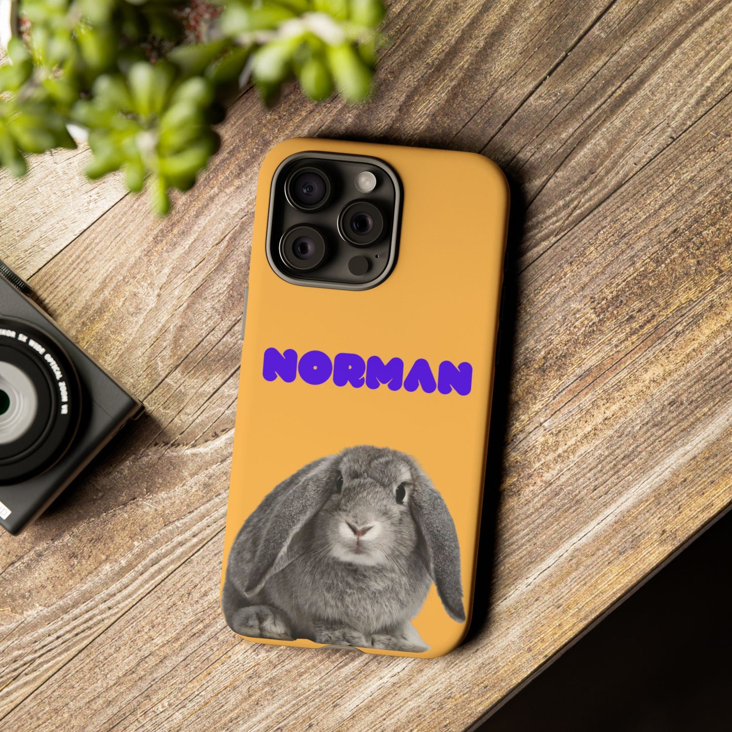 Customizable Pet Tough Phone Case Your Pet Photo or Digital Painting with Name_7