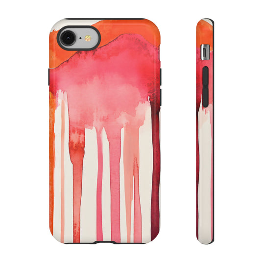 Colorful Dripping Paint_2 Customizable Tough Phone Case for iPhone 16, 15 Pro Max, Samsung S24 Ultra, Pixel 7 & more