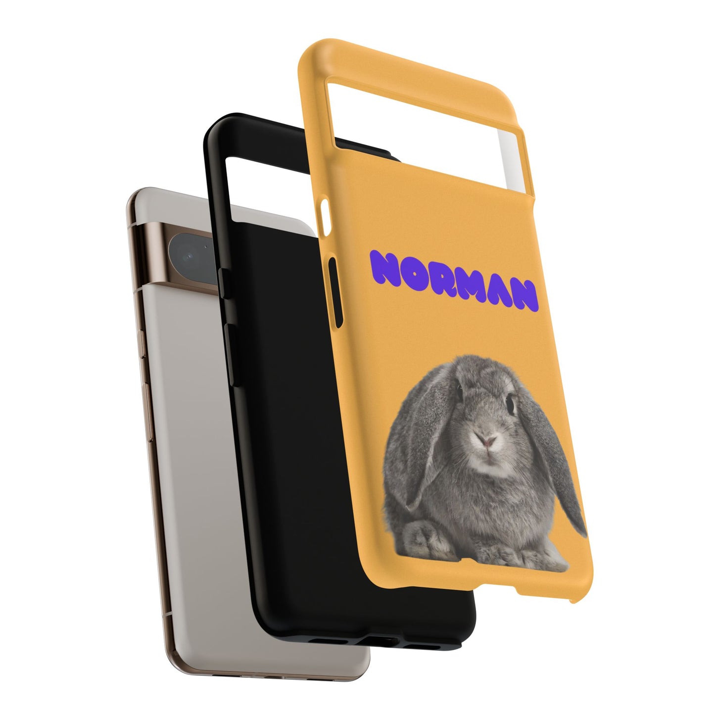 Customizable Pet Tough Phone Case Your Pet Photo or Digital Painting with Name_7