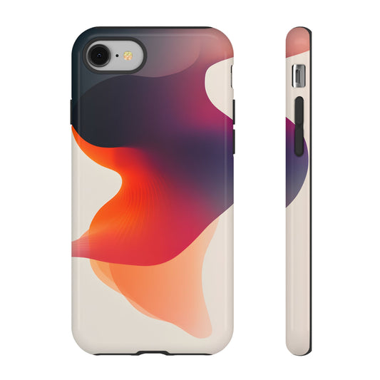 Colorful Modern Abstract_6 Customizable Tough Phone Case for iPhone 16, 15 Pro Max, Samsung S24 Ultra, Pixel 7 & more