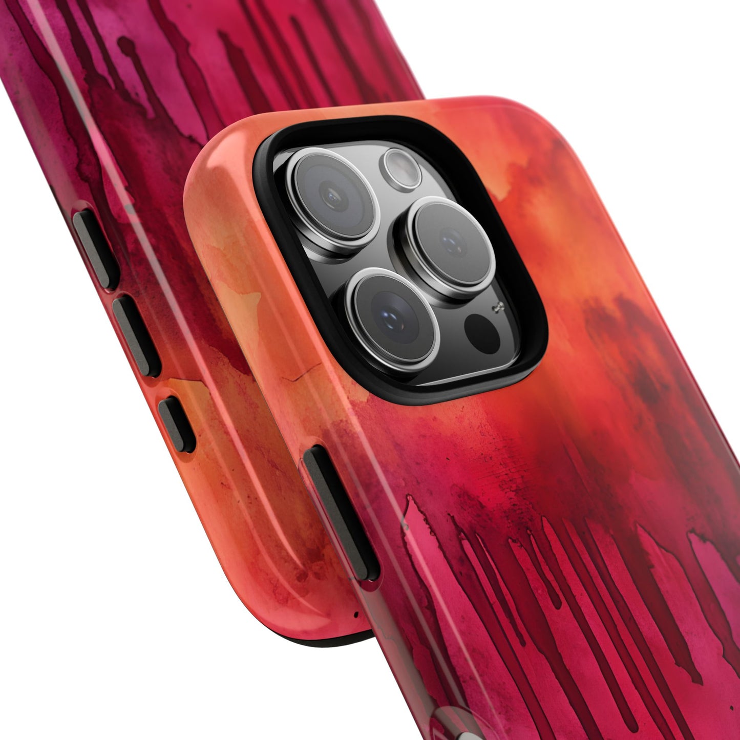 Colorful Dripping Paint_9 Customizable Tough Phone Case for iPhone 16, 15 Pro Max, Samsung S24 Ultra, Pixel 7 & more