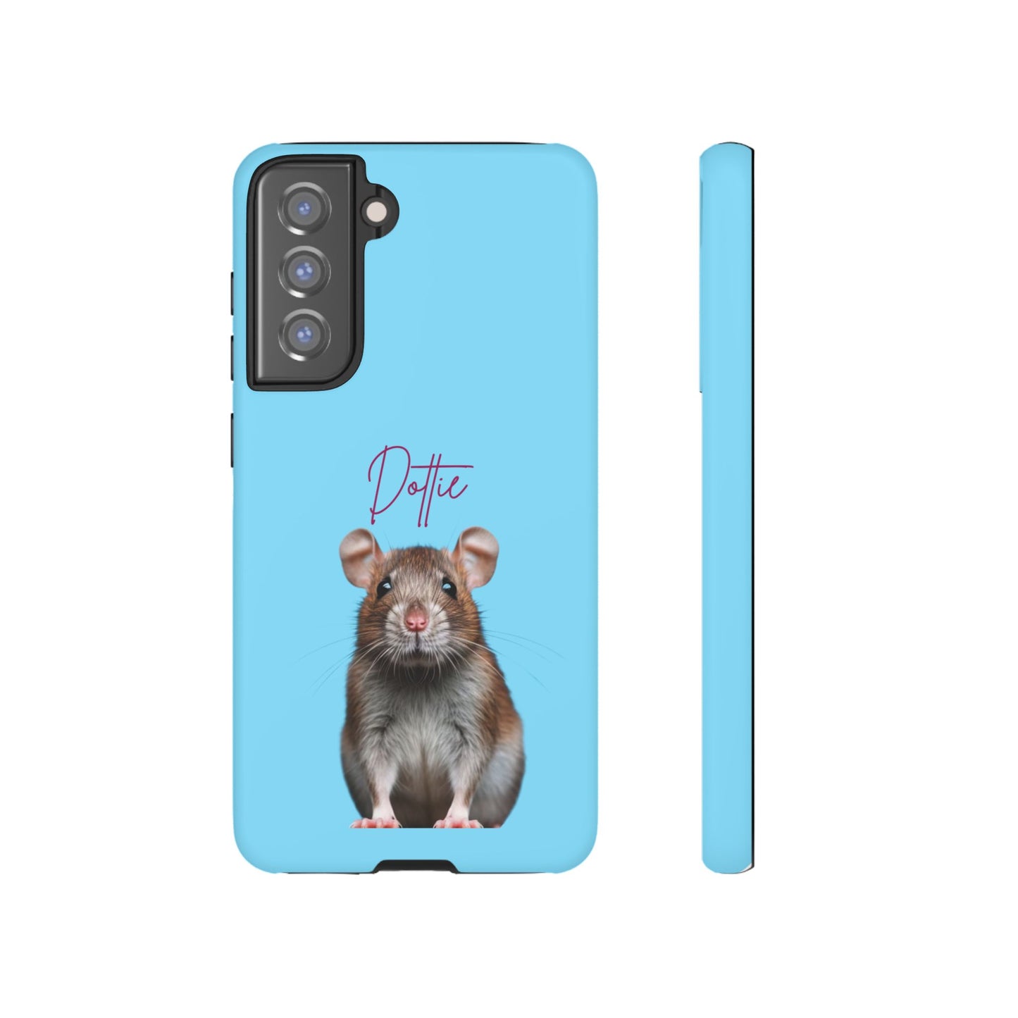Customizable Pet Tough Phone Case Your Pet Photo or Digital Painting with Name_8 iPhone 16, 15 Pro Max, 15 Plus, Samsung S24 Ultra, Pixel 7