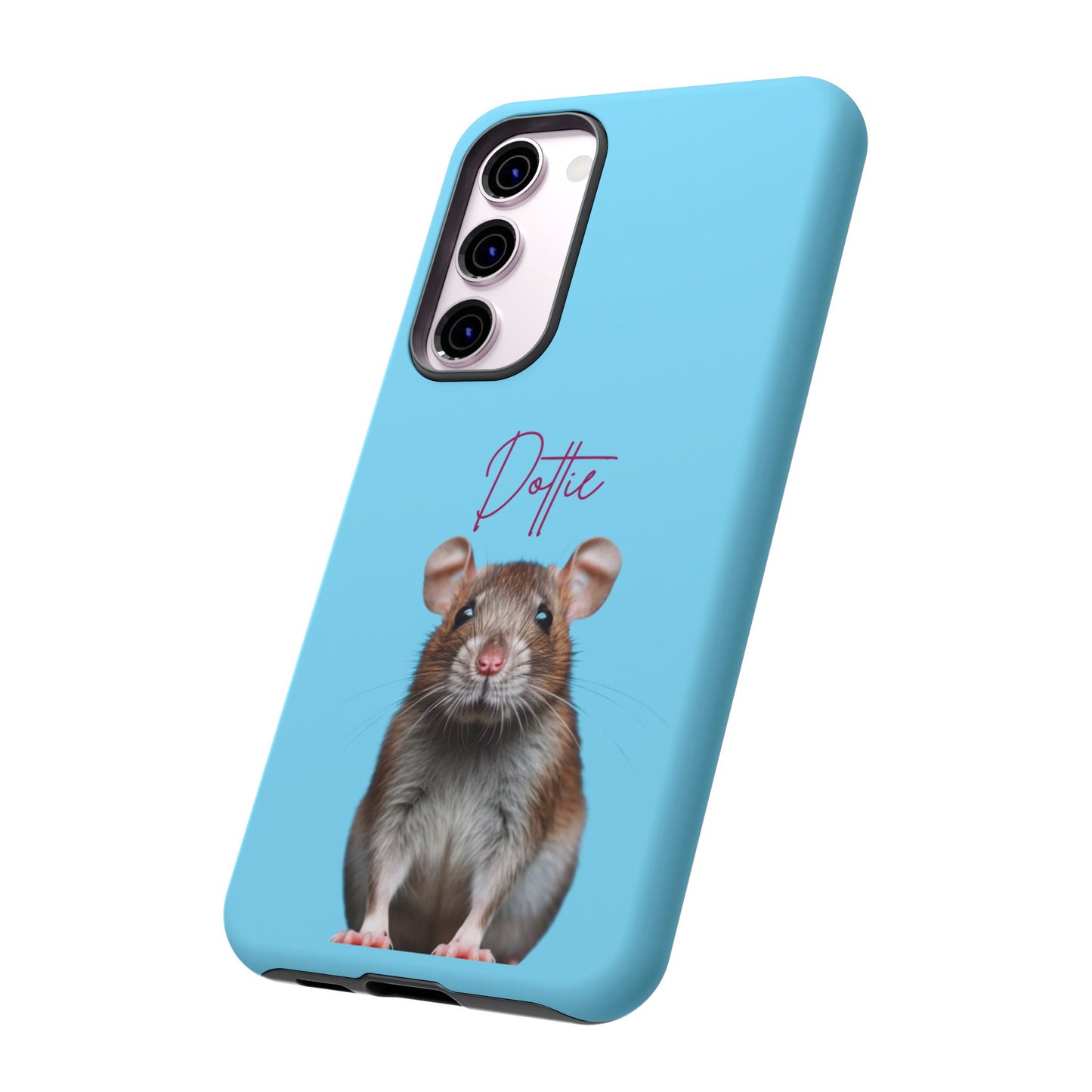 Customizable Pet Tough Phone Case Your Pet Photo or Digital Painting with Name_8 iPhone 16, 15 Pro Max, 15 Plus, Samsung S24 Ultra, Pixel 7