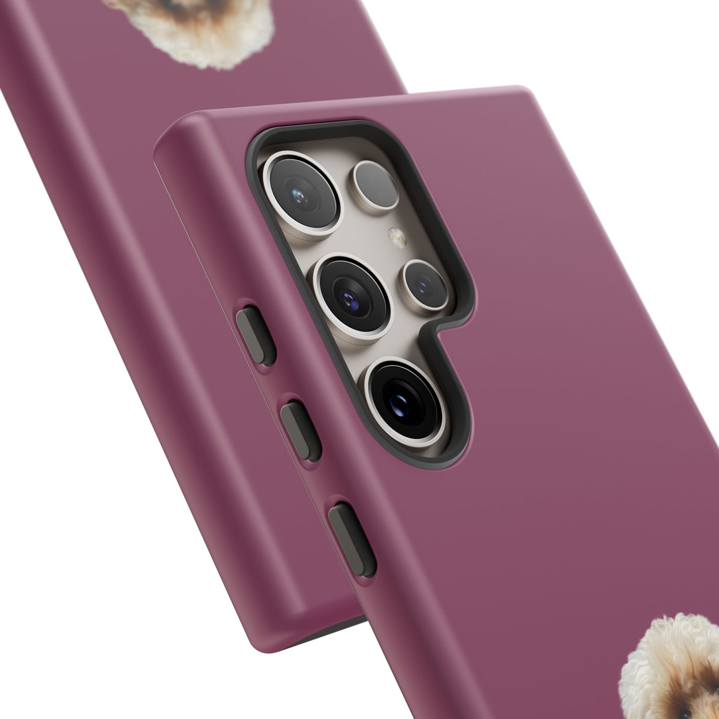 Customizable Pet Tough Phone Case Your Pet Photo or Digital Painting with Name_9 iPhone 16, 15 Pro Max, 15 Plus, Samsung S24 Ultra, Pixel 7