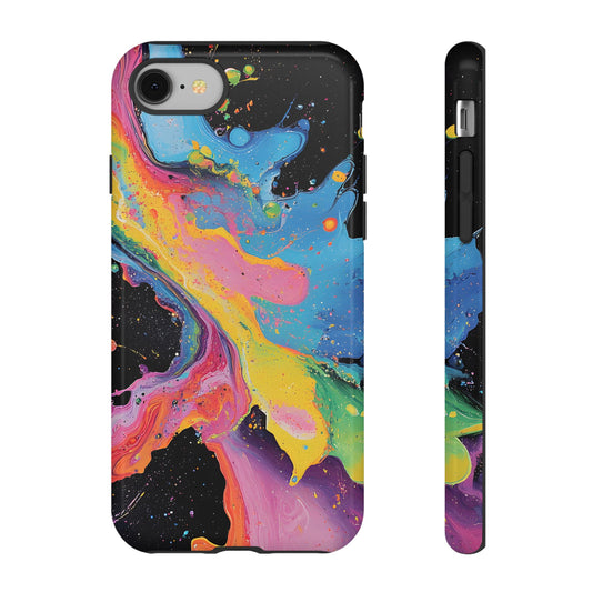Psychedelic Modern Abstract_9 Customizable Tough Phone Case for iPhone 16, 15 Pro Max, Samsung S24 Ultra, Pixel 7 & more
