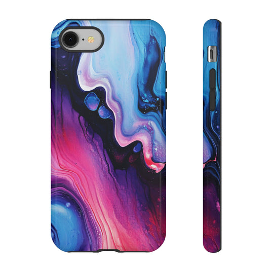 Psychedelic Modern Abstract_2 Customizable Tough Phone Case for iPhone 16, 15 Pro Max, Samsung S24 Ultra, Pixel 7 & more
