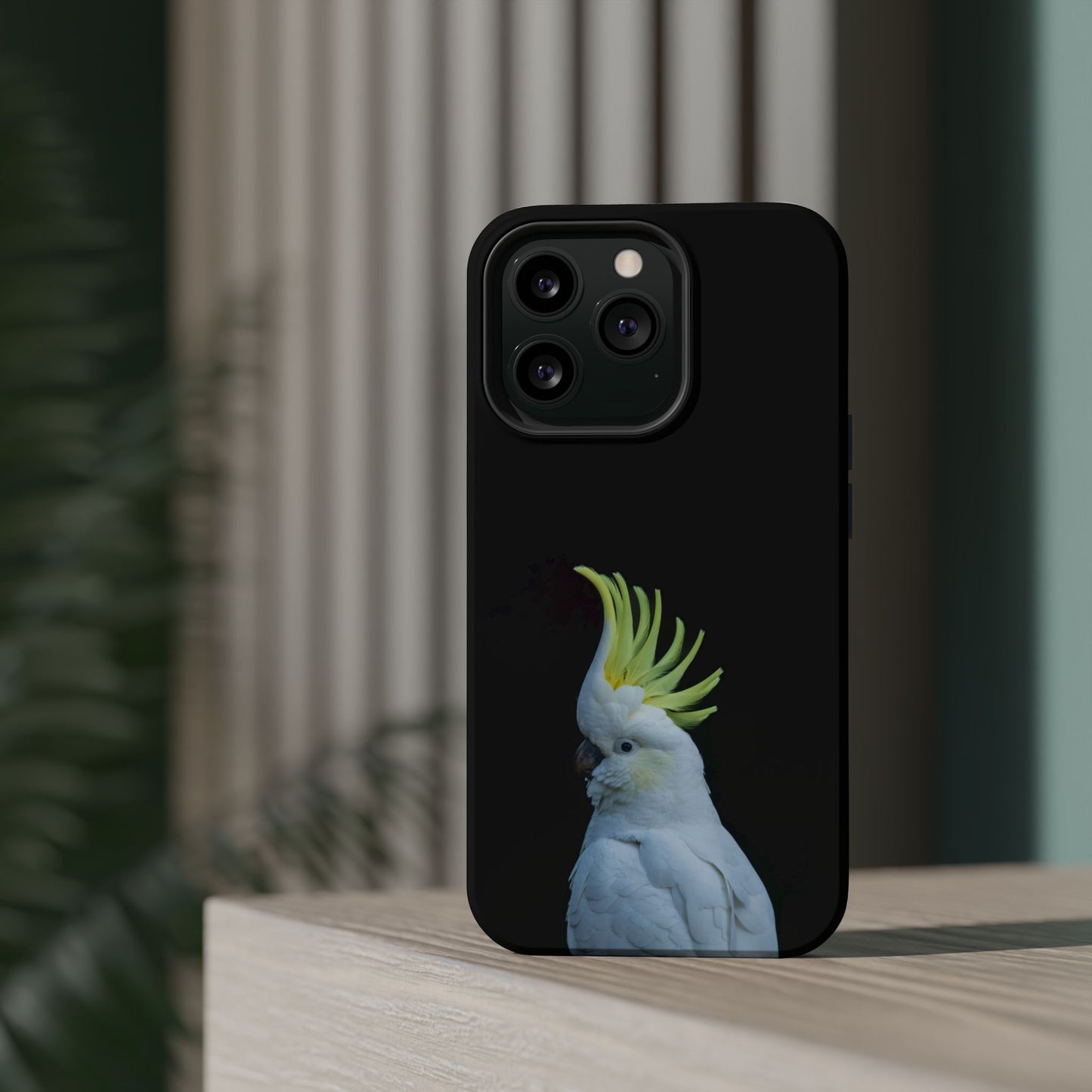 Sulphur Crested Cockatoo - Magnetic Impact-Resistant Phone Case - Fono Caso x EstebantheNatureman - Wildlife Case - Gift for Bird Lovers