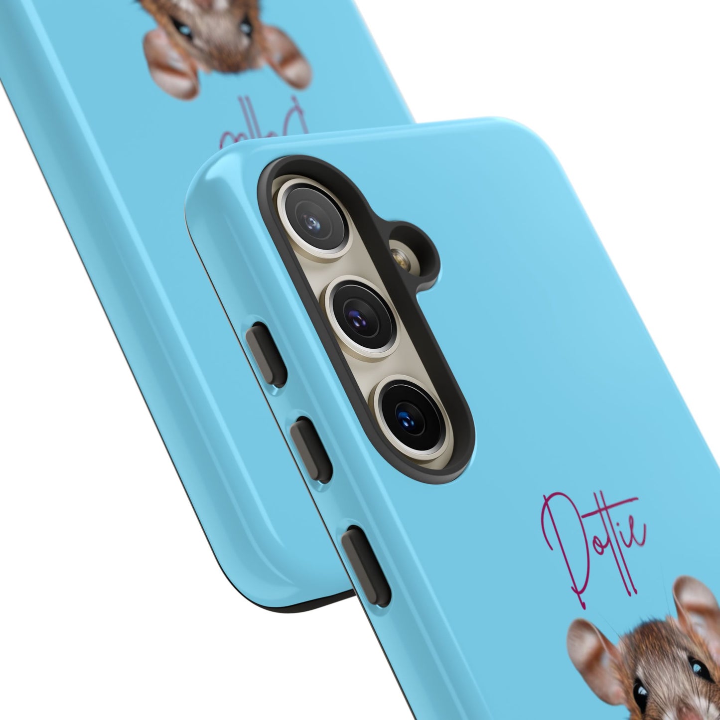 Customizable Pet Tough Phone Case Your Pet Photo or Digital Painting with Name_8 iPhone 16, 15 Pro Max, 15 Plus, Samsung S24 Ultra, Pixel 7
