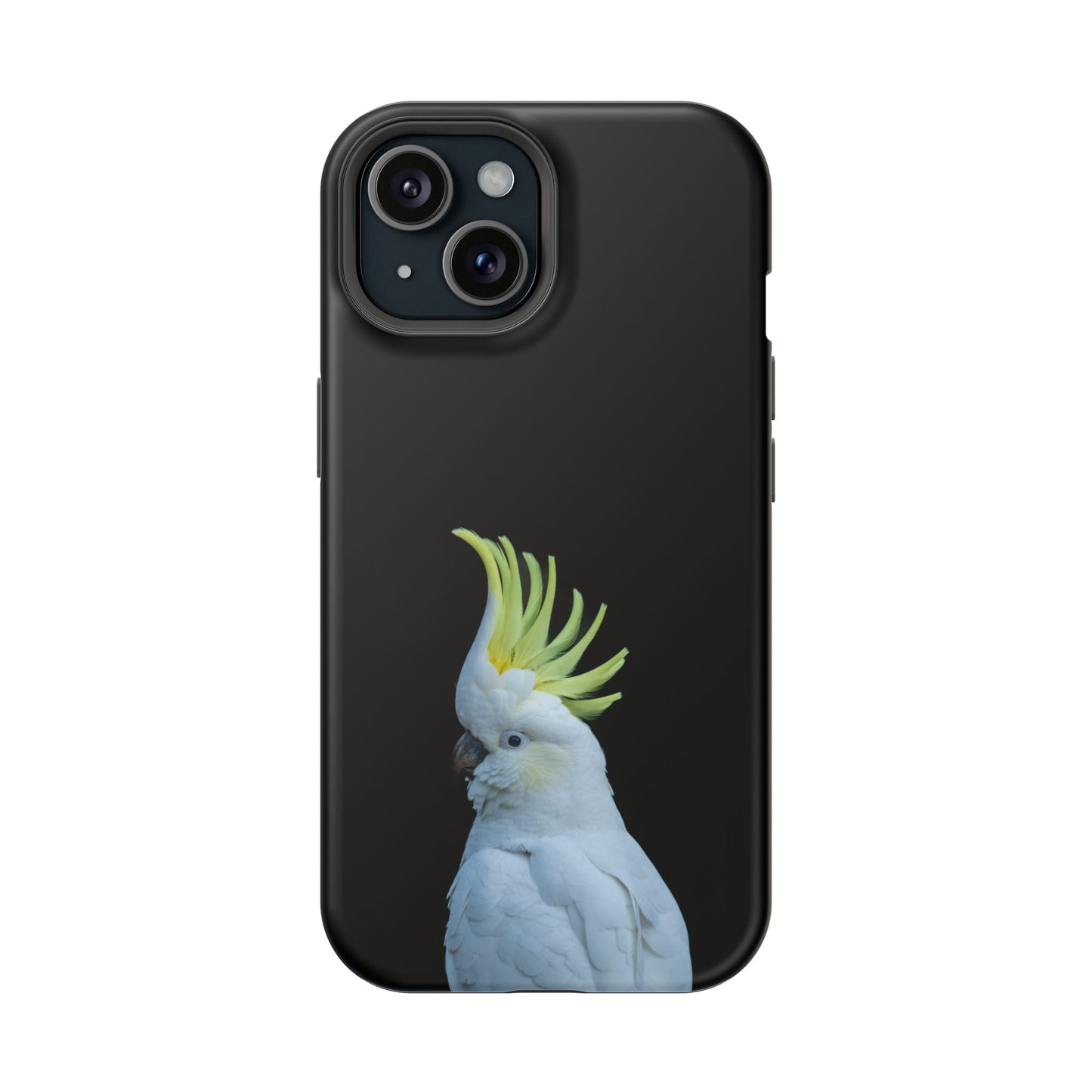 Sulphur Crested Cockatoo - Magnetic Impact-Resistant Phone Case - Fono Caso x EstebantheNatureman - Wildlife Case - Gift for Bird Lovers