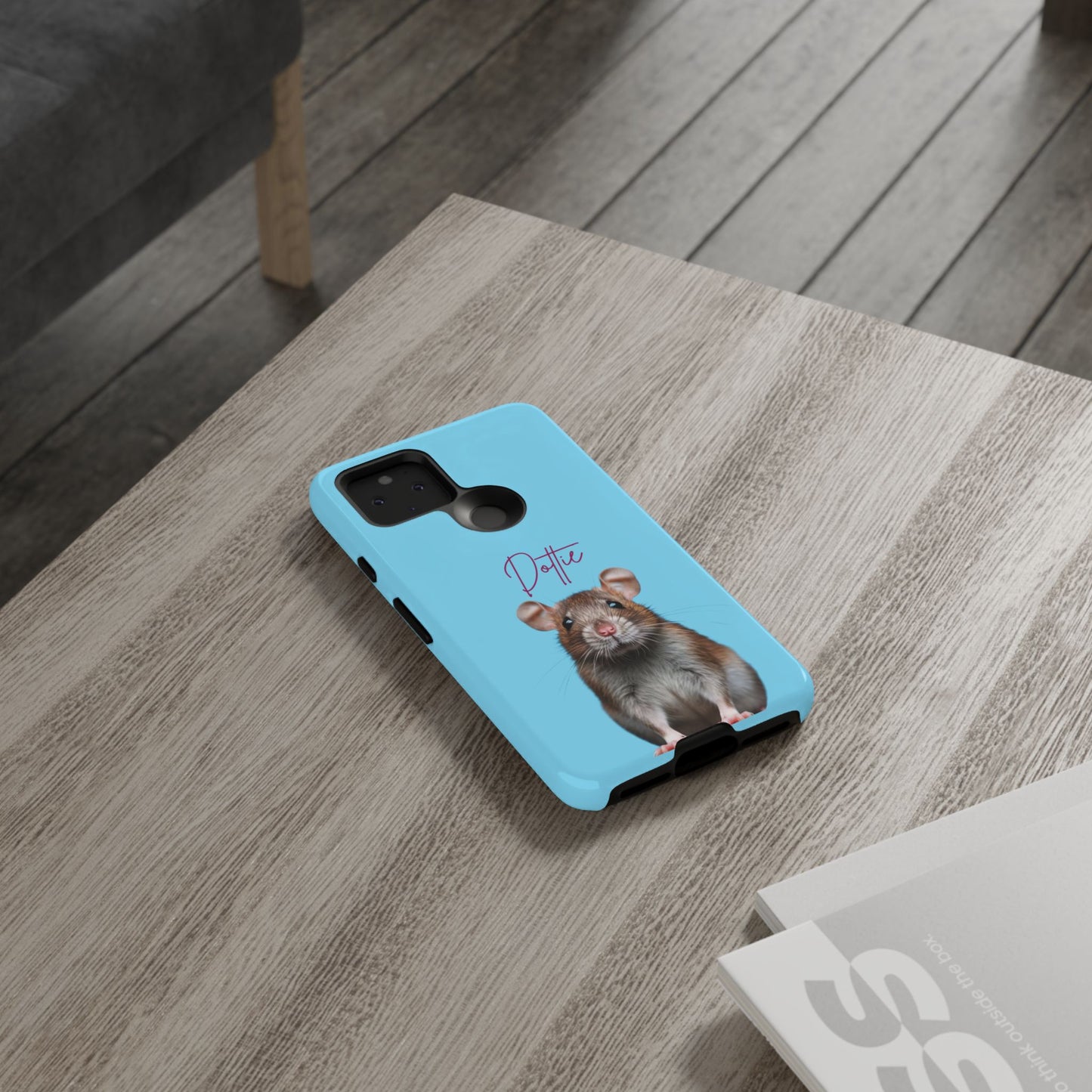 Customizable Pet Tough Phone Case Your Pet Photo or Digital Painting with Name_8 iPhone 16, 15 Pro Max, 15 Plus, Samsung S24 Ultra, Pixel 7