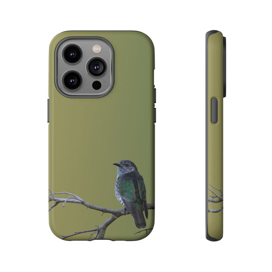 Shining Bronze Cuckoo - Tough Phone Case - Fono Caso x EstebantheNatureman - Wildlife Photography Case - Gift for Bird Lovers