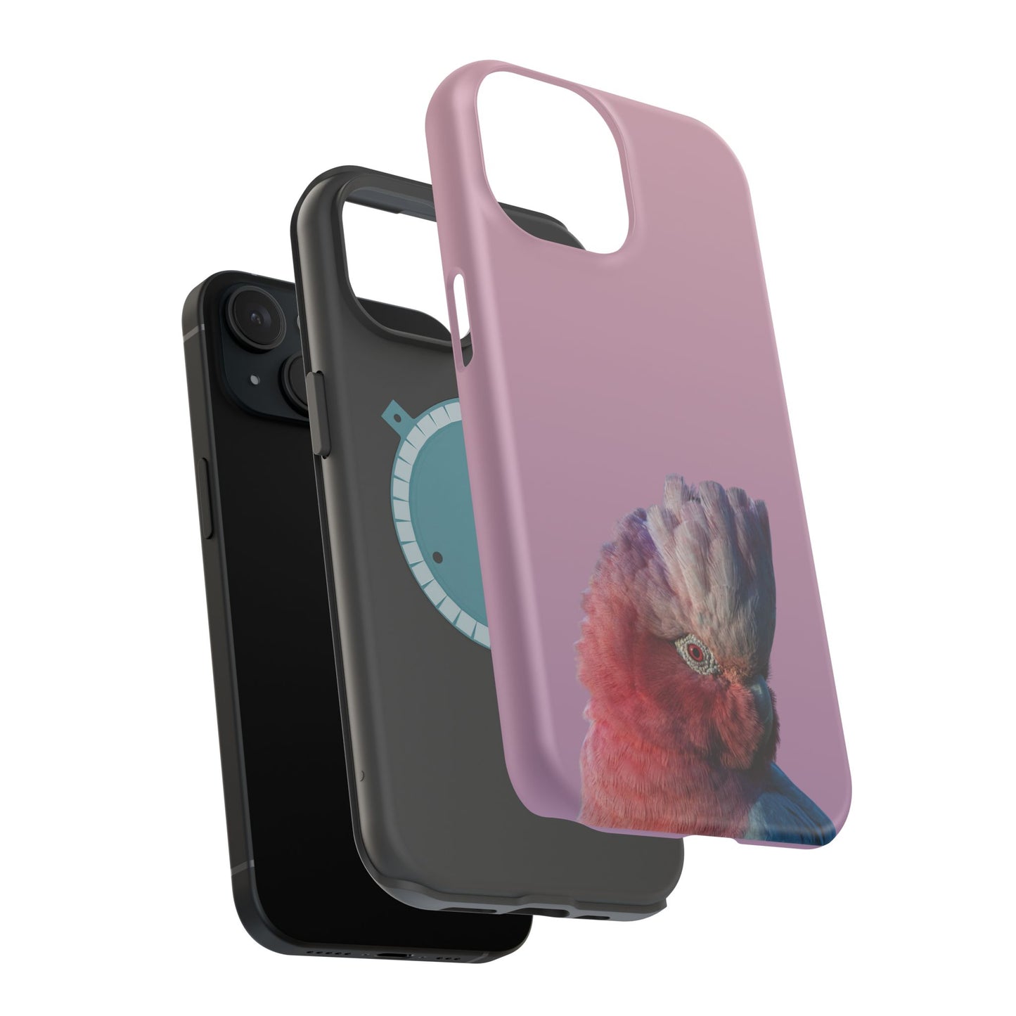 Galah - Magnetic Impact-Resistant Phone Case - Fono Caso x EstebantheNatureman - Wildlife Photography Case - Gift for Bird Lovers
