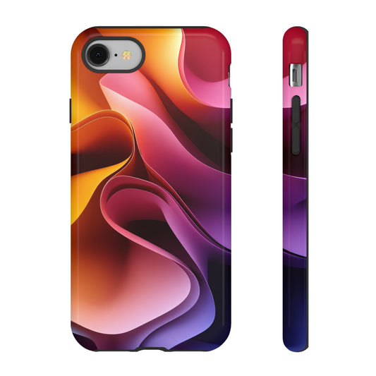 Colorful Modern Abstract_2 Customizable Tough Phone Case for iPhone 16, 15 Pro Max, Samsung S24 Ultra, Pixel 7 & more