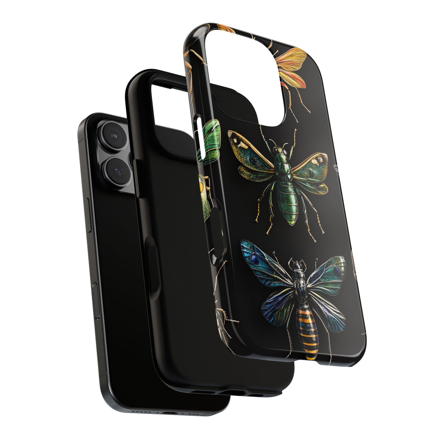 3D-ish Insects_5 Customizable Tough Phone Case for iPhone 16, 15 Pro Max, Samsung S24 Ultra, Pixel 7 & more