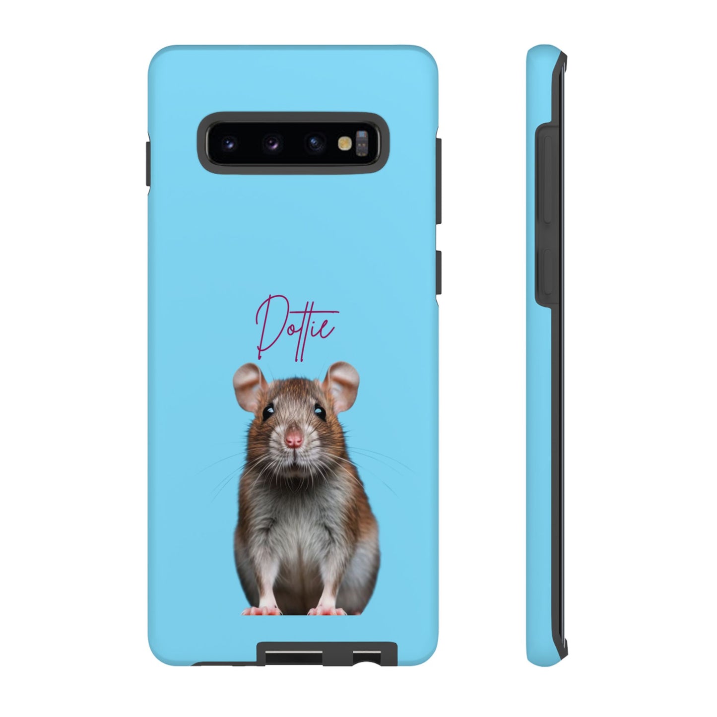 Customizable Pet Tough Phone Case Your Pet Photo or Digital Painting with Name_8 iPhone 16, 15 Pro Max, 15 Plus, Samsung S24 Ultra, Pixel 7