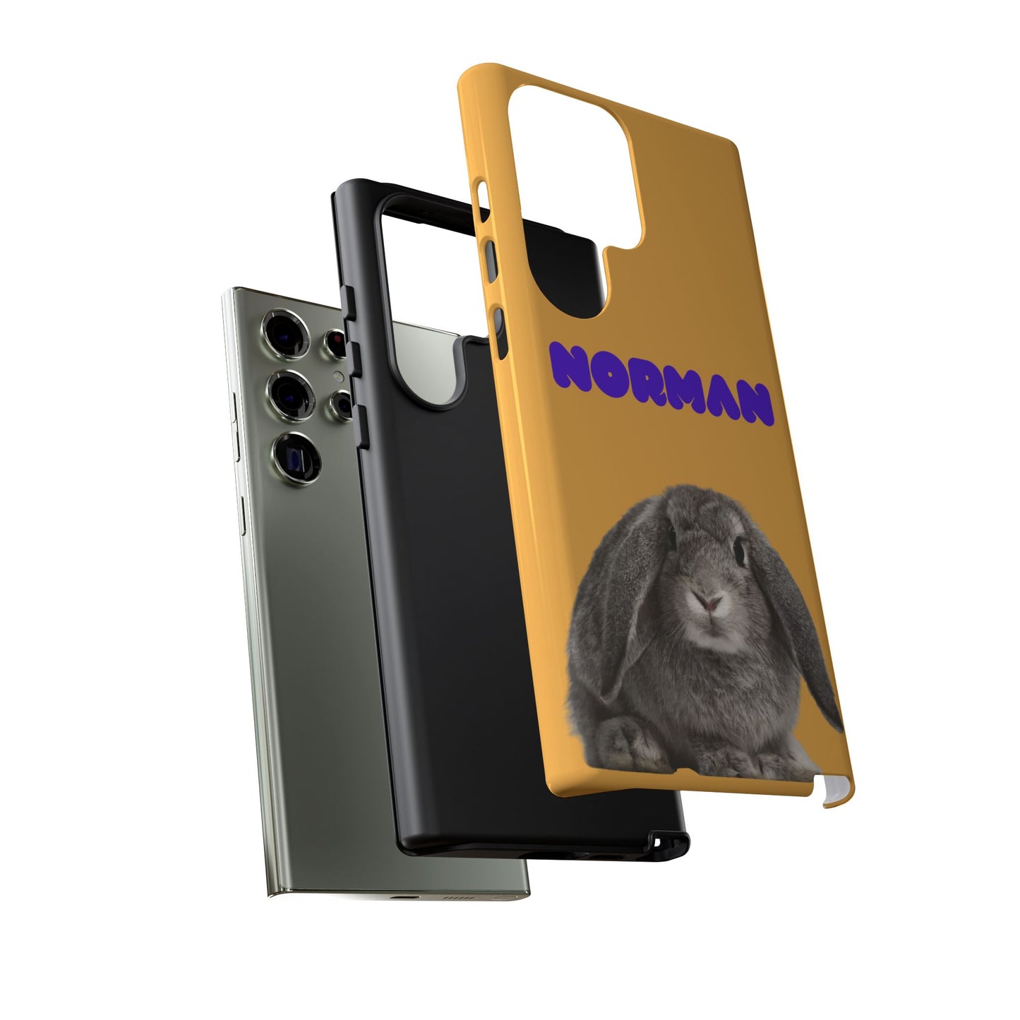 Customizable Pet Tough Phone Case Your Pet Photo or Digital Painting with Name_7