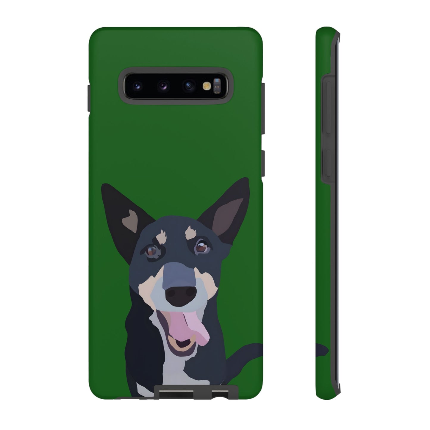 Custom Pet Tough Phone Case Your Pet Photo or Digital Painting with Name_4 for iPhone 15, 15 Pro Max, 15 Plus, Samsung S24 Ultra, Pixel 7