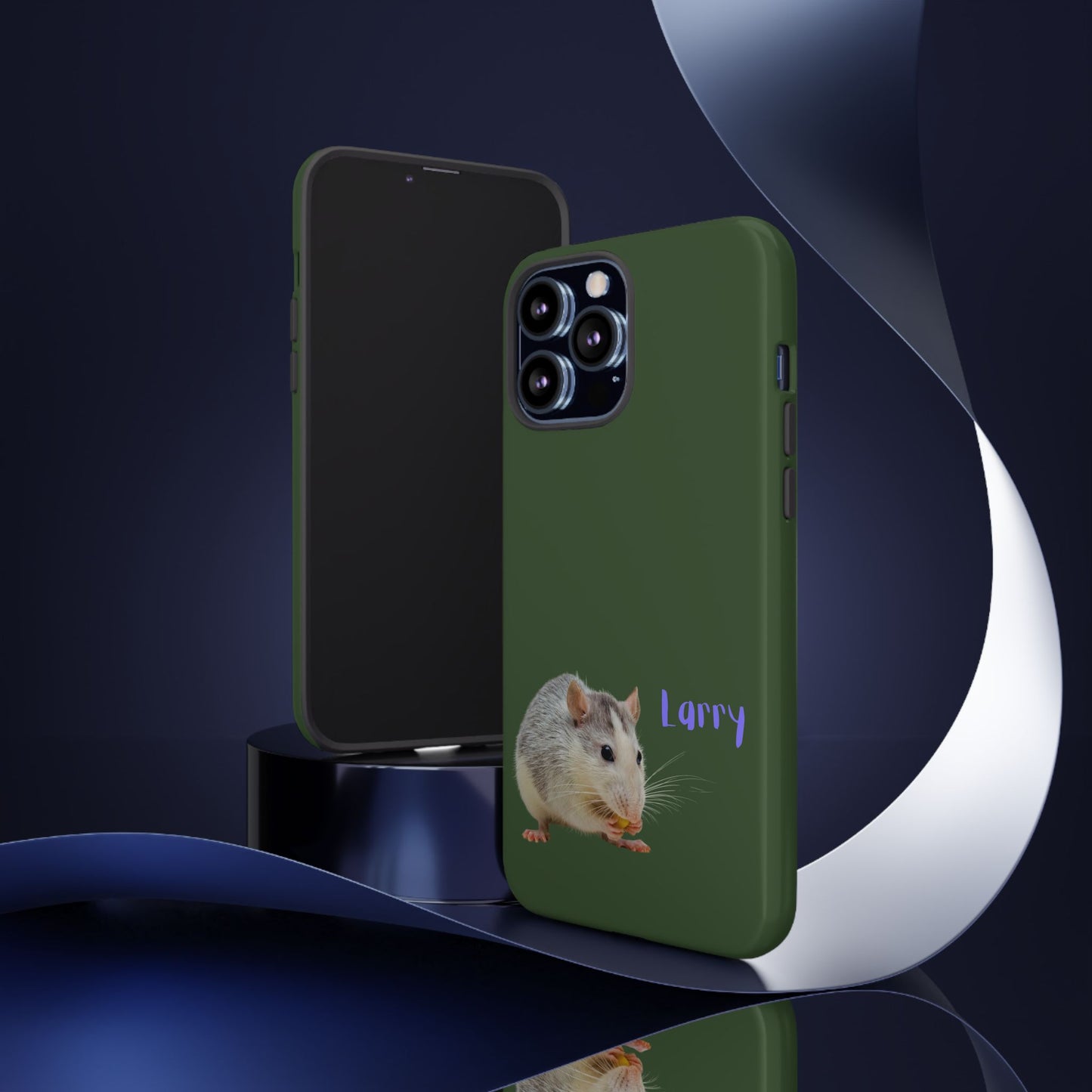 Custom Pet Tough Phone Case Your Pet Photo or Digital Painting with Name_1 for iPhone 15, 15 Pro Max, 15 Plus, Samsung S24 Ultra, Pixel 7