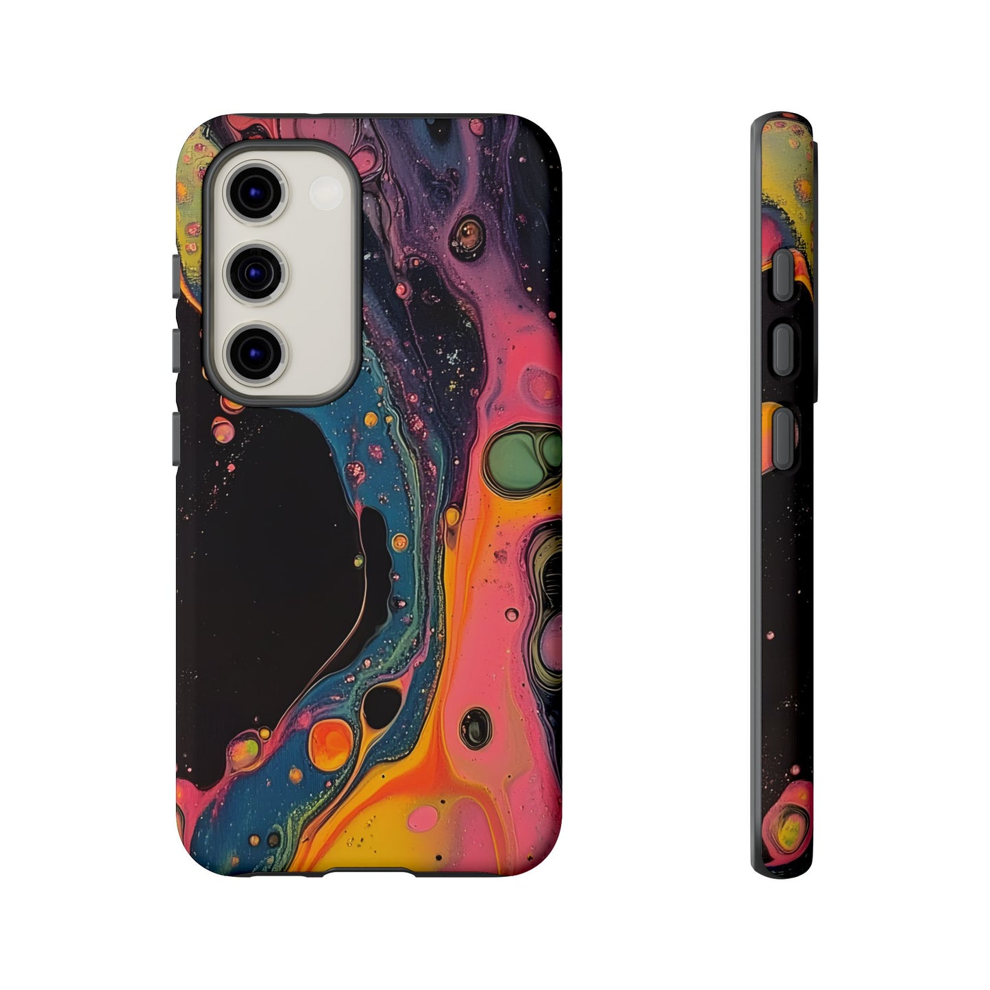 Psychedelic Modern Abstract_8 Customizable Tough Phone Case for iPhone 16, 15 Pro Max, Samsung S24 Ultra, Pixel 7 & more