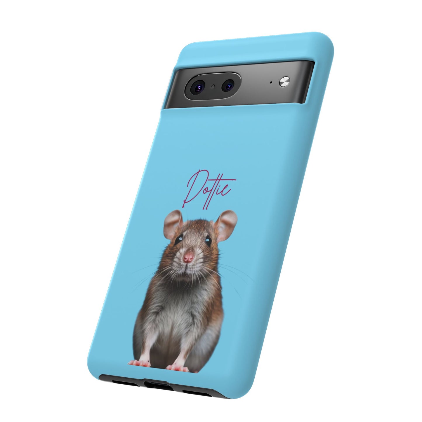 Customizable Pet Tough Phone Case Your Pet Photo or Digital Painting with Name_8 iPhone 16, 15 Pro Max, 15 Plus, Samsung S24 Ultra, Pixel 7