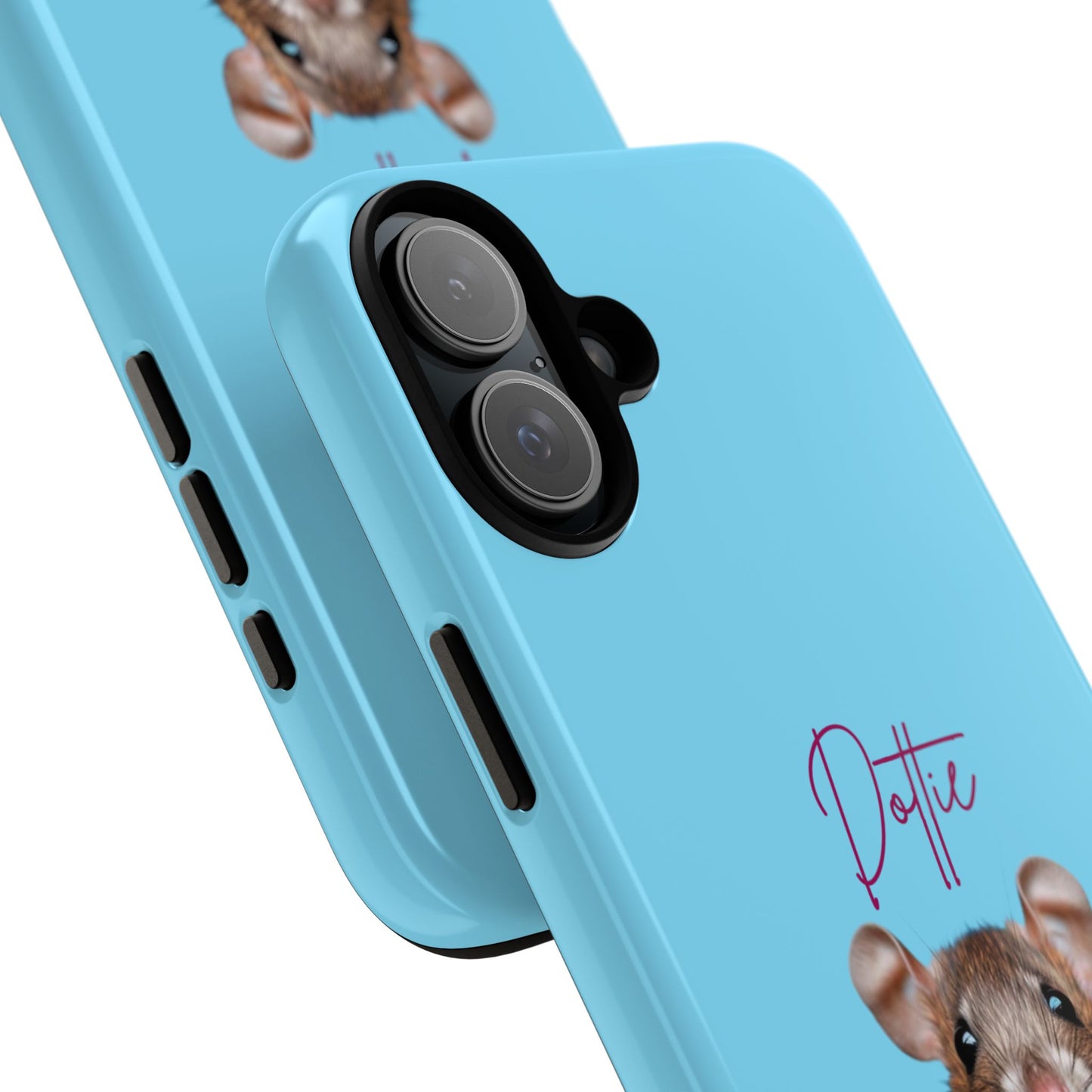 Customizable Pet Tough Phone Case Your Pet Photo or Digital Painting with Name_8 iPhone 16, 15 Pro Max, 15 Plus, Samsung S24 Ultra, Pixel 7