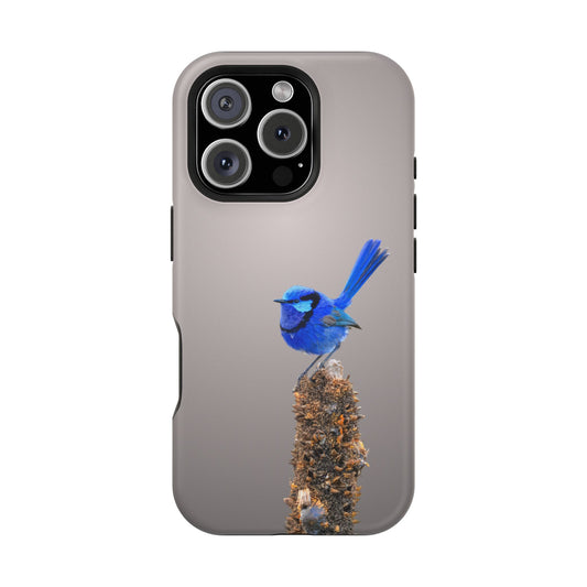 Splendid Fairywren - Magnetic Impact-Resistant Phone Case - Fono Caso x EstebantheNatureman - Wildlife Case - Gift for Bird Lovers