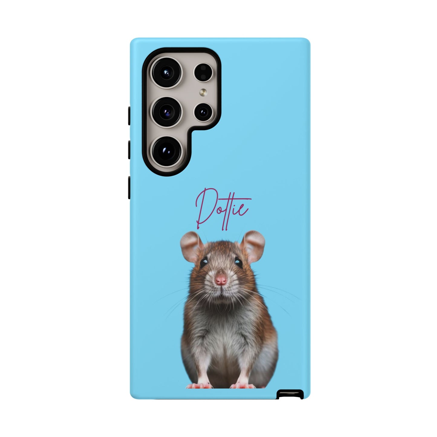 Customizable Pet Tough Phone Case Your Pet Photo or Digital Painting with Name_8 iPhone 16, 15 Pro Max, 15 Plus, Samsung S24 Ultra, Pixel 7