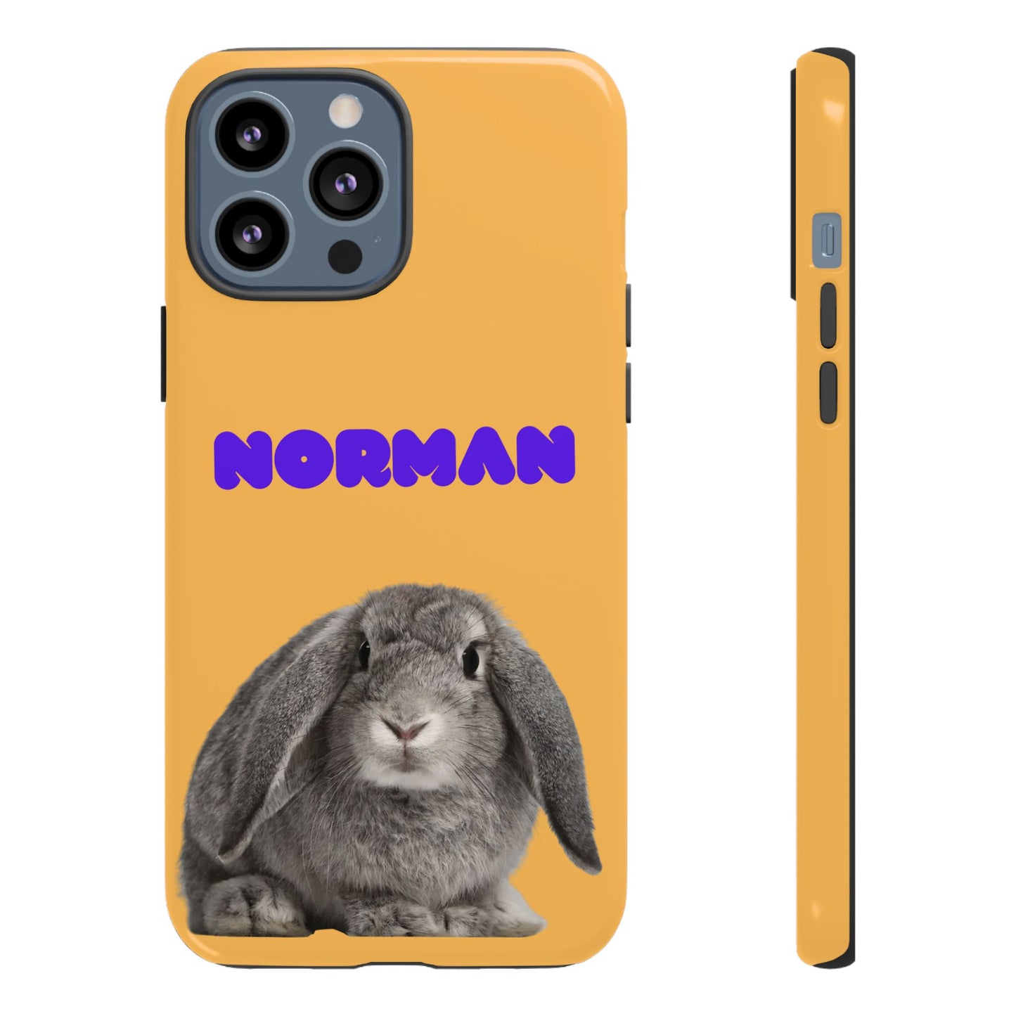 Customizable Pet Tough Phone Case Your Pet Photo or Digital Painting with Name_7