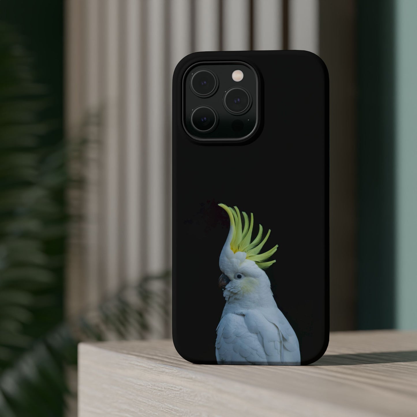 Sulphur Crested Cockatoo - Magnetic Impact-Resistant Phone Case - Fono Caso x EstebantheNatureman - Wildlife Case - Gift for Bird Lovers