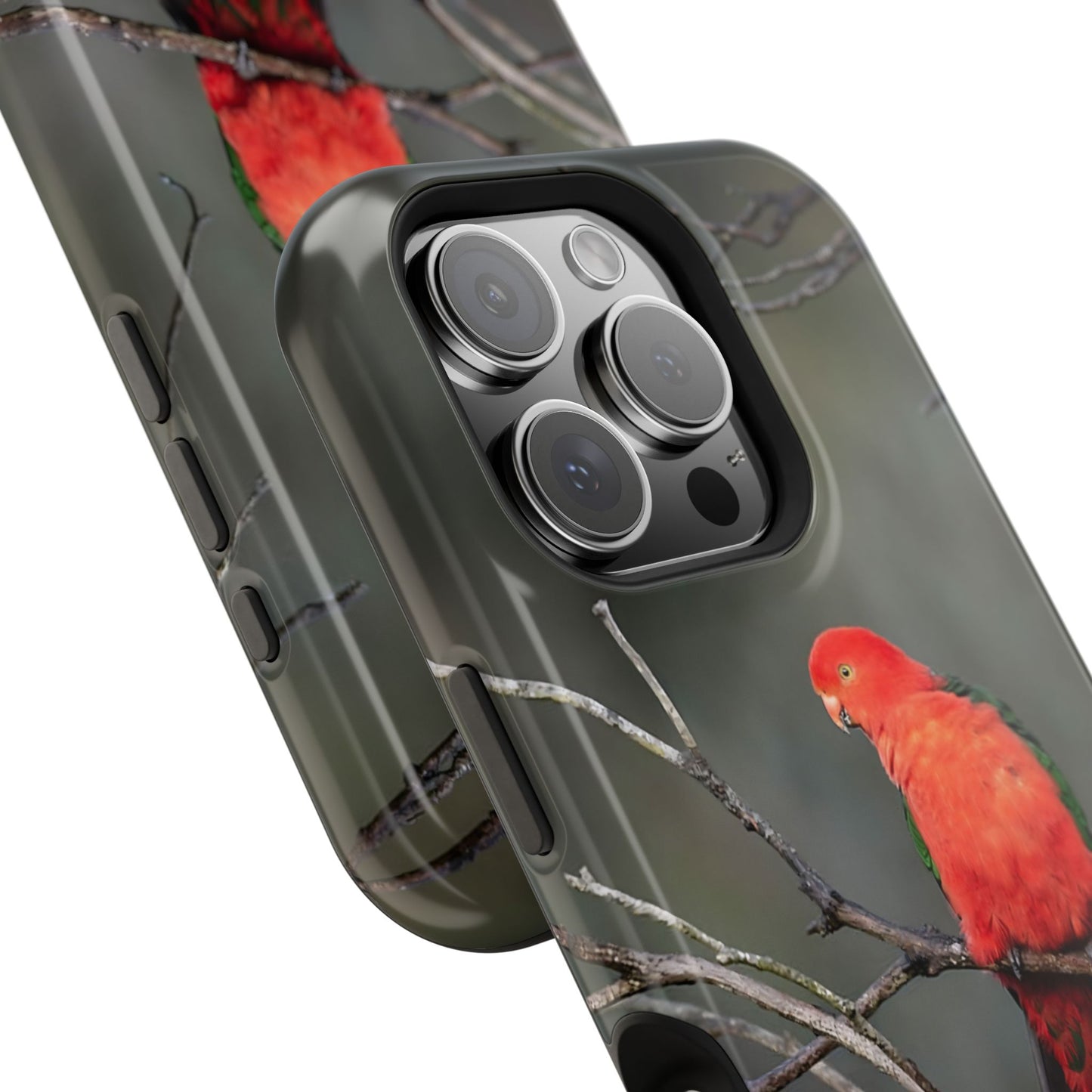 Australian King Parrot - Magnetic Impact-Resistant Case - Fono Caso x EstebantheNatureman - Wildlife Photography Case - Gift for Bird Lovers