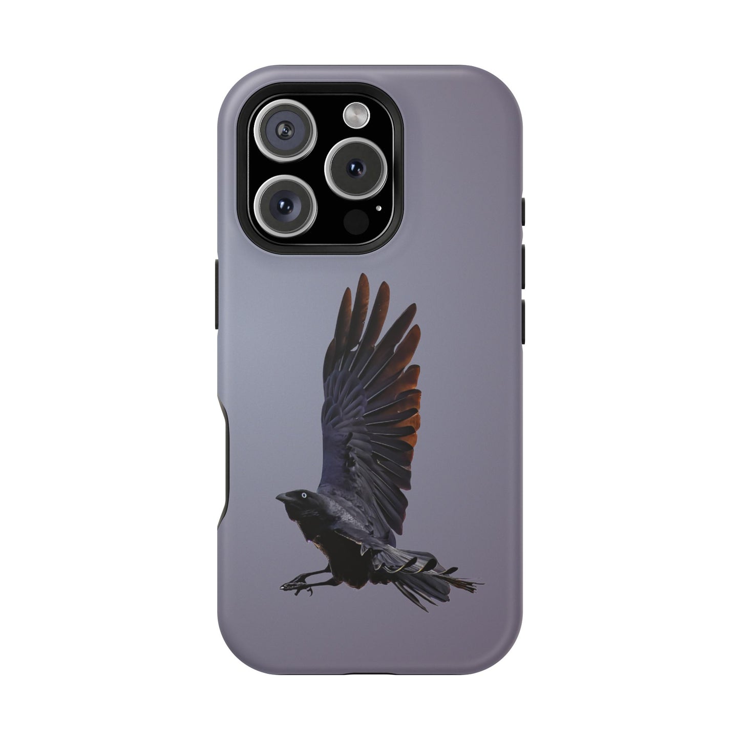 Little Raven - Magnetic Impact-Resistant Phone Case - Fono Caso x EstebantheNatureman - Wildlife Photography Case - Gift for Bird Lovers