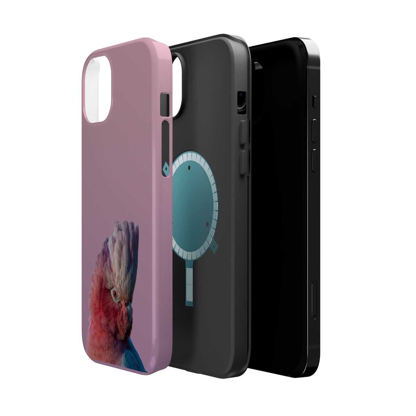 Galah - Magnetic Impact-Resistant Phone Case - Fono Caso x EstebantheNatureman - Wildlife Photography Case - Gift for Bird Lovers