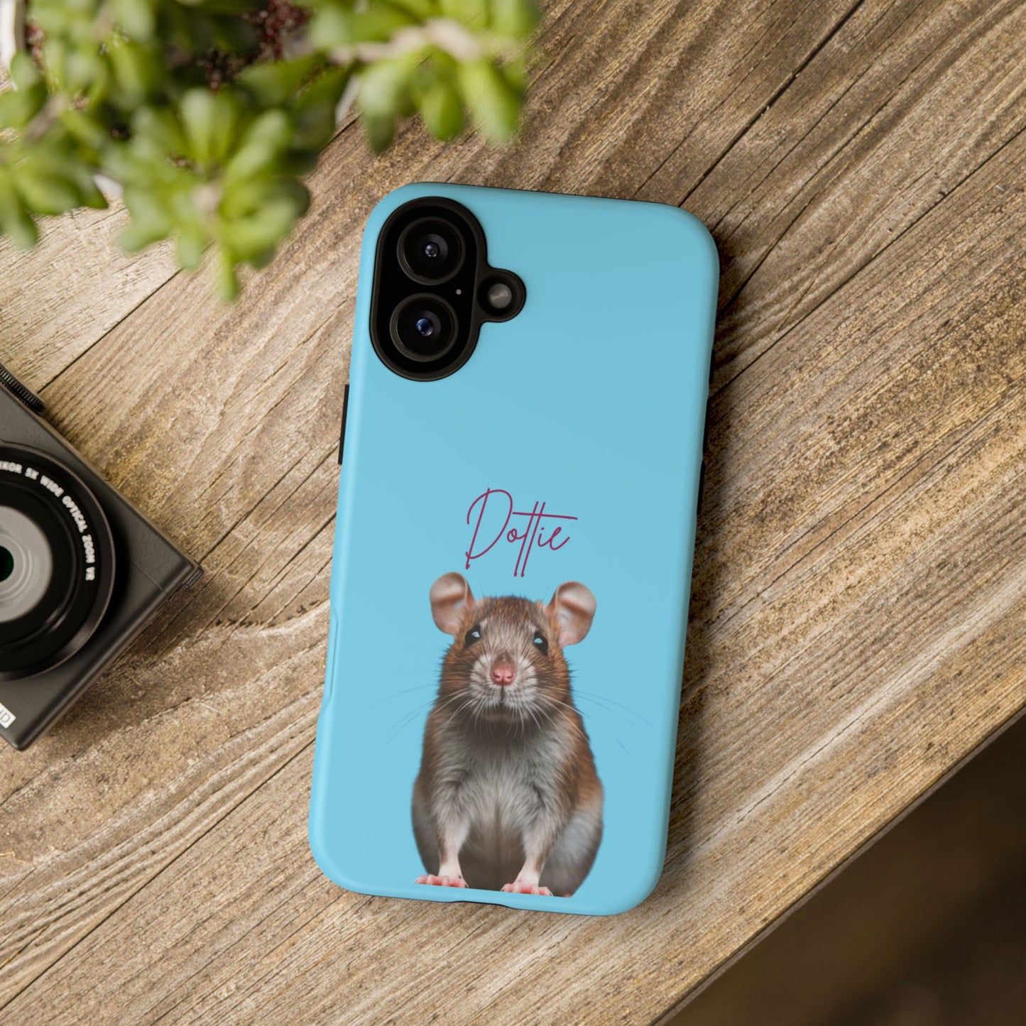 Customizable Pet Tough Phone Case Your Pet Photo or Digital Painting with Name_8 iPhone 16, 15 Pro Max, 15 Plus, Samsung S24 Ultra, Pixel 7